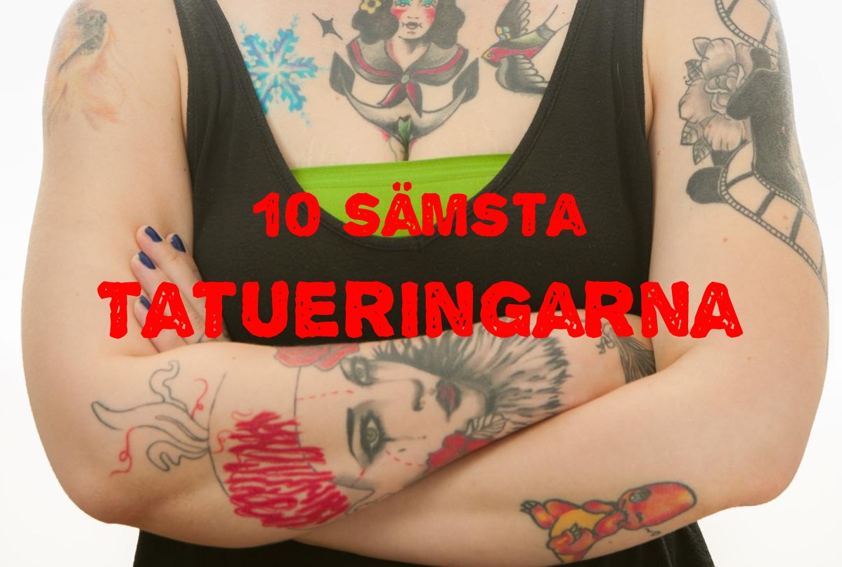 10 sämsta tatueringarna huvudbild