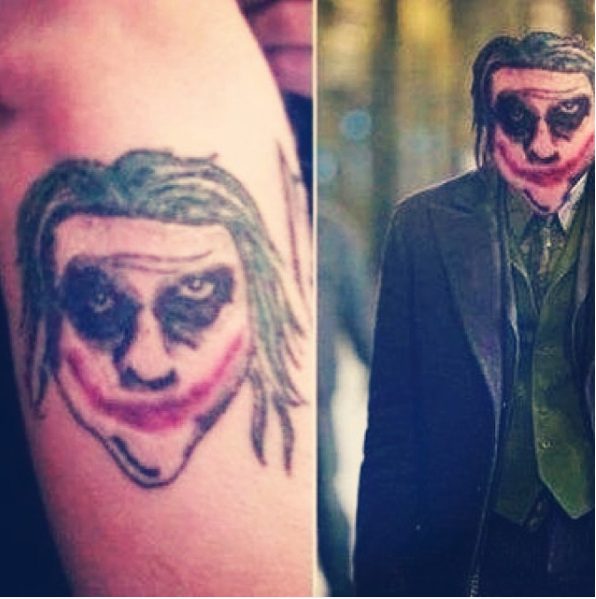 Joker tatuering