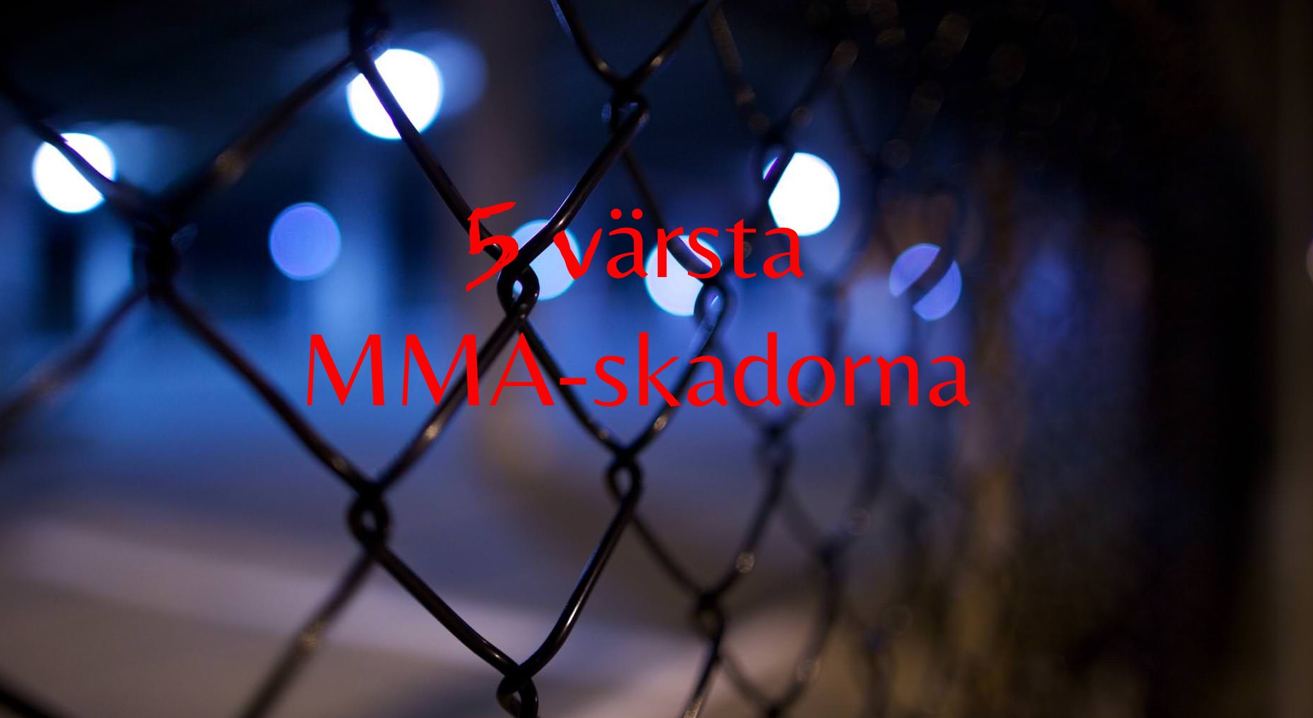MMA-skador huvudbild